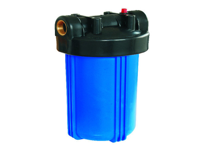 Navires en plastique de filtre de cartouche de Big Blue logeant le diamètre 4-1/2 » L 10 pouces avec le clapet de mise à l'air libre pour le traitement préparatoire du RO